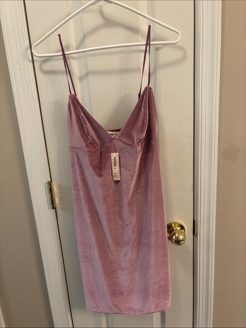 Victoria's Secret Mauve Velvet Slip